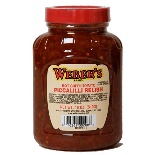 Weber's Hot Green Tomato Piccalilli Relish